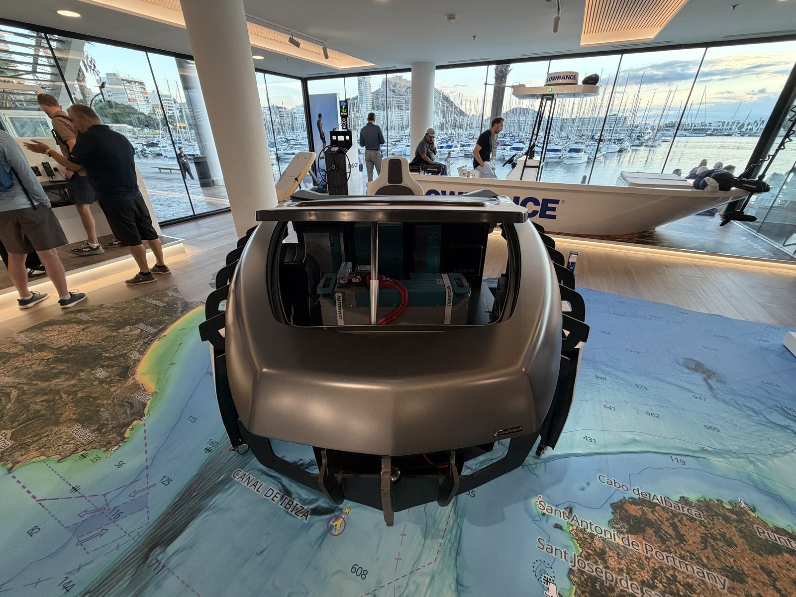 Helm station simulator